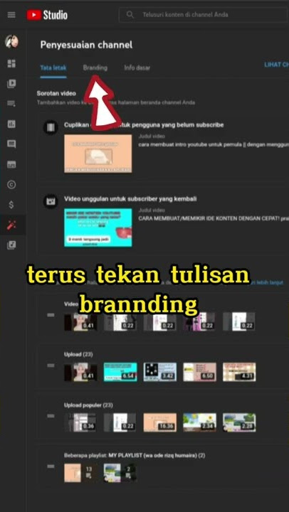 CARA memasang WATERMARK channel DI YOUTUBE TERBARU!!