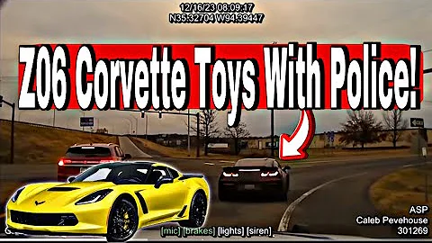 ZO6 Corvette Gets Into A Insane Police Chase! Can He Get AWAY From Arkansas State Police At 180MPH