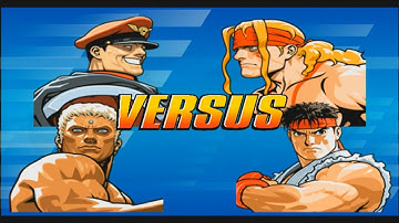 Capcom Fighting Evolution M.Bison and Urine arcade mode