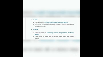 Erasable Programmable Read-Only Memory (EPROM)