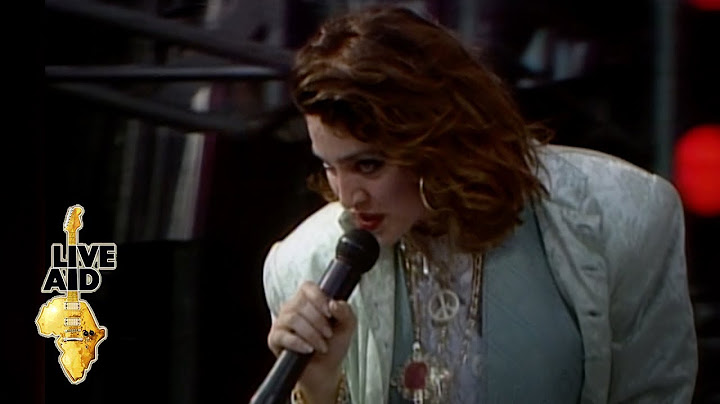 Into the Groove Live version - Live performance video thumbnail