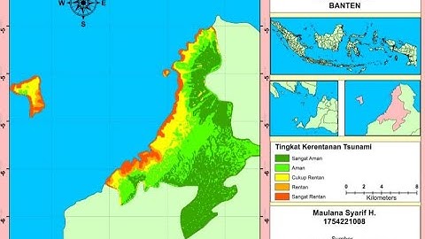 #Tutorial #ArcGIS Membuat Peta Kerentanan Bencana Tsunami di Kota Cilegon, Banten