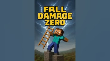 👉 "STOP Dying from Fall Damage in Minecraft! 😱 (Secret Ladder Trick)"#shorts