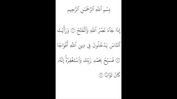 سورة النصر القارئ ياسر الدوسري