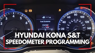 Hyundai Kona s6j32b DASH speedometer programming with FORZA 614