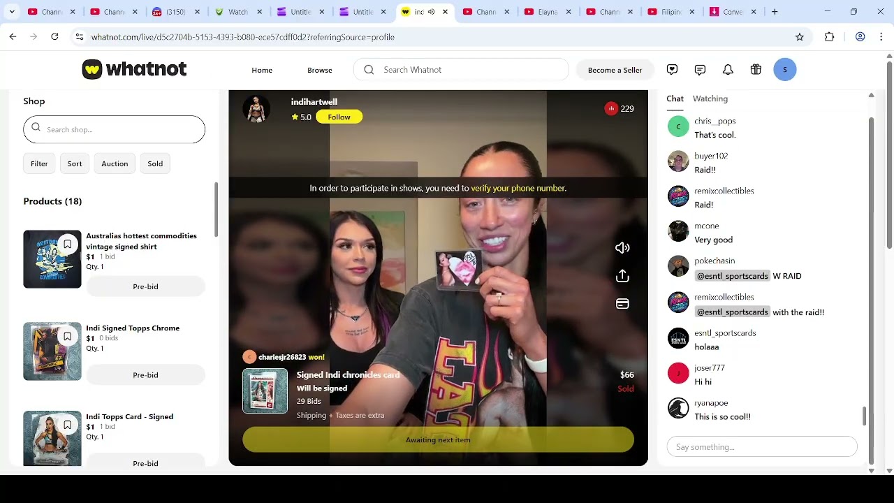 Me/Elayna Black (with my Friend Indi Hartwell) (Janaury.12,2026) (sorry of the werid sound lamo)