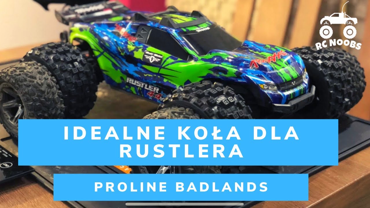 Proline Badlands 2.8 - Koła dla Traxxas Rustler 4x4 VXL - YouTube
