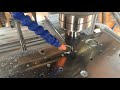 Fixed gantry DIY CNC Router milling aluminum