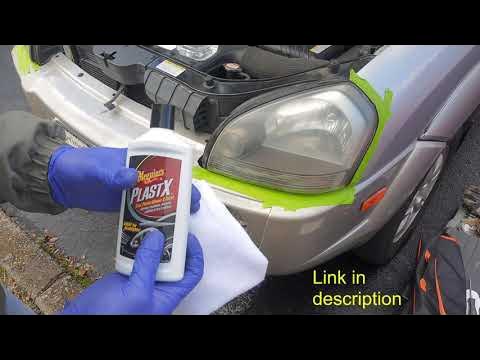 Meguiar's PlastX works as a 3 step- I hate fixing headlights