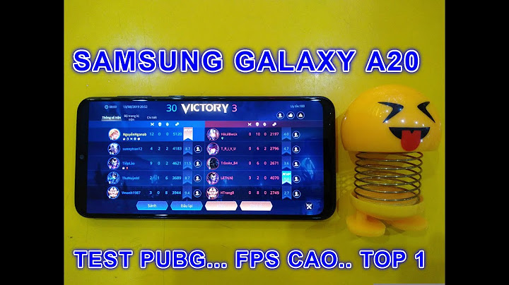 Đánh giá sámung galaxy a20 choi game the pixet