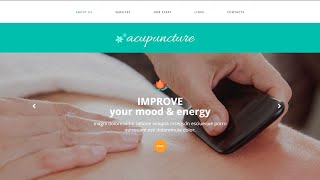 Acupuncture Clinic Website Template by WT - 52876