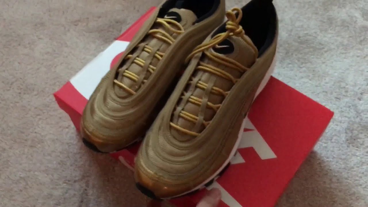 ronaldo air max 97 gold