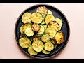 Roasted zucchini with parmesan