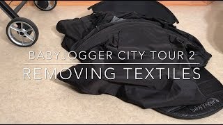 How to Remove and Wash the Textiles on a Babyjogger City Tour 2