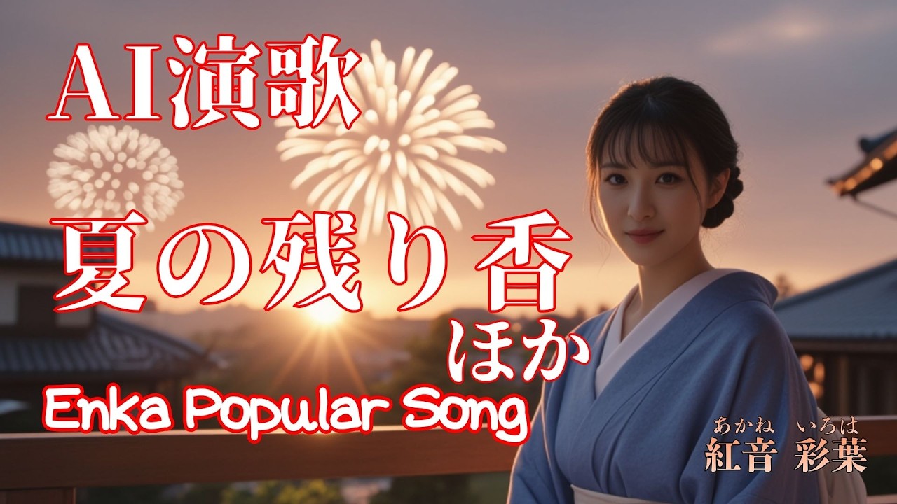 【AI演歌 名曲集】🎵恋路の岬／🎵夏の残り香／🎵蜃気楼の恋／🎵風鈴坂／🎵夜汽車の窓｜心に沁みる5曲コンピレーション