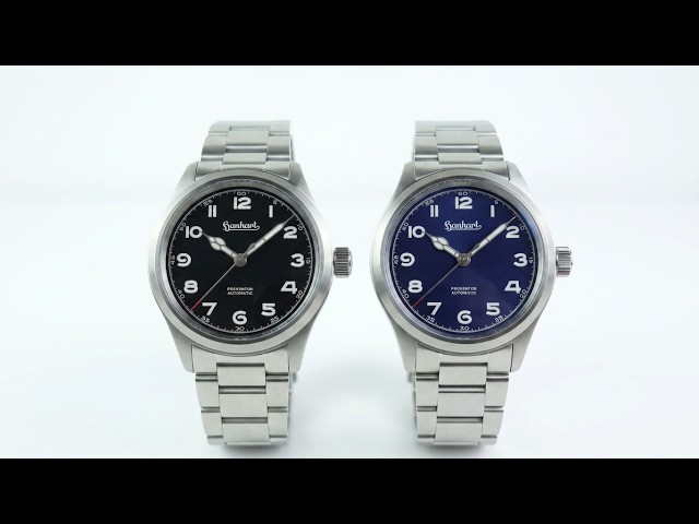 Hanhart Pioneer Preventor HD12 Black And Blue 4K Watch Review
