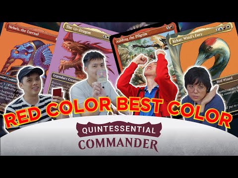 COMMANDER MASTERS REPRINT BATTLE  |  Neheb vs Kykar vs Ur-Dragon vs Ashling MTG EDH commander game