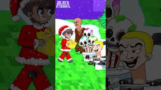 A Touching Story Of The Abandoned Dog Who Saved Santa Claus | Funny Animation #Minecraft #Shorts