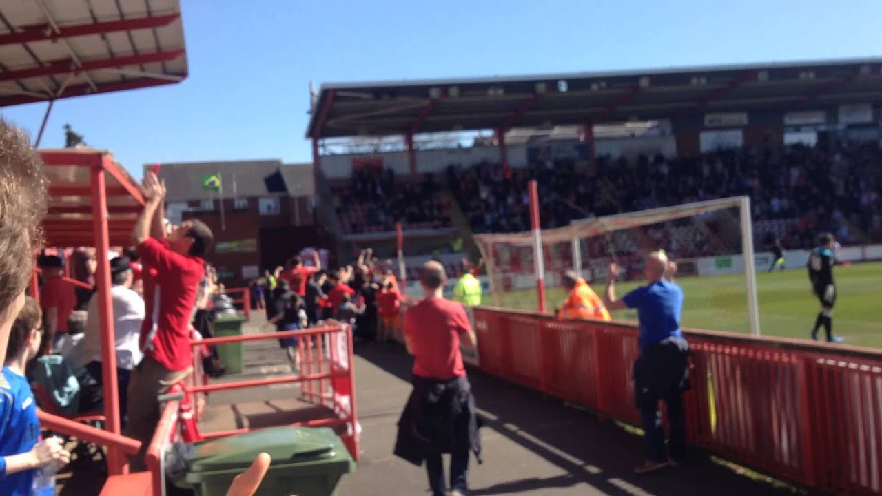 Exeter City Vs Newport -League 2 Ryan Harley Penalty and fan reaction