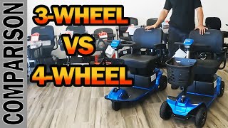📊3 Wheel VS 4 Wheel Mobility Scooters - What's The Difference?