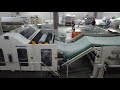 Sleeping bag production linecarding linecarding production linecross lapperduvet machinery