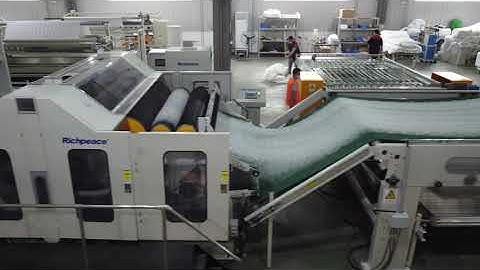 Sleeping bag production line/carding line/carding production line/cross lapper/duvet machinery