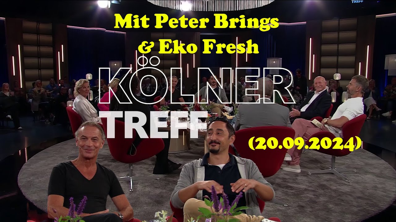 Peter Brings & Eko Fresh beim Kölner Treff 20.09.2024