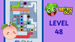 Gecko Out Level 48 🦎 Solution Walkthrough | Full Gameplay | HD