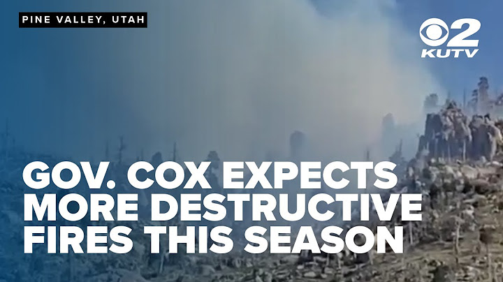 Gov. Cox speaks on 'devastating' Forsyth Fire, expects more fires to come