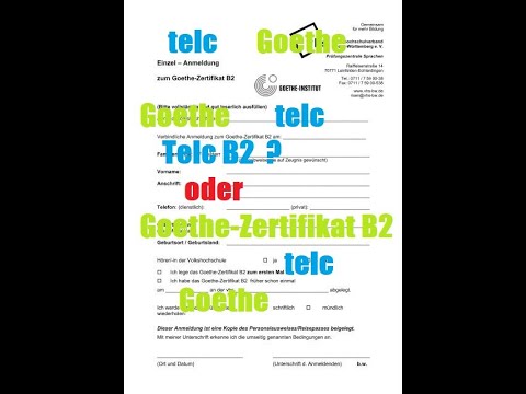 telc B2  თუ Goethe- Zertifikat B2 ?
