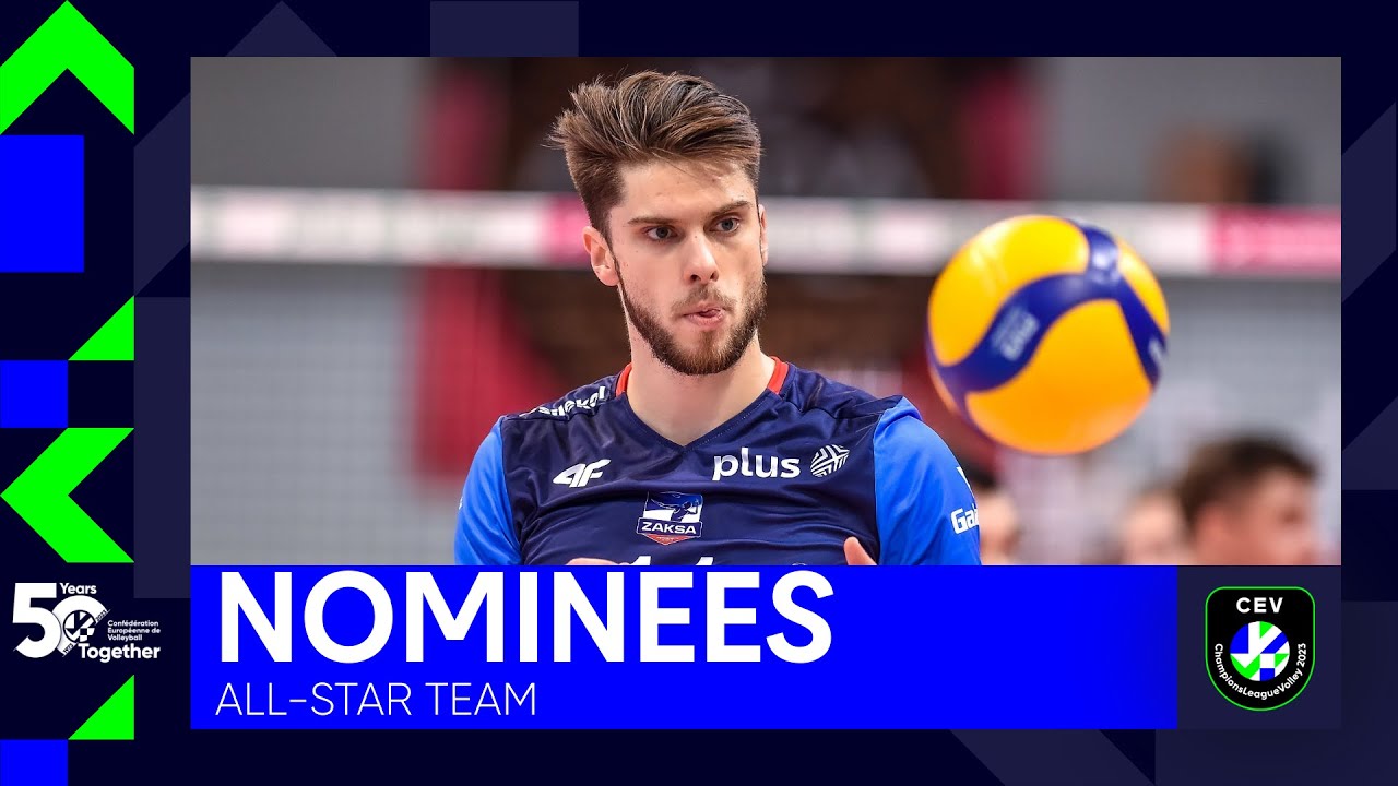 The Best Outside Hitters I Men's All Star Team I CEV Champions League Volley 2023