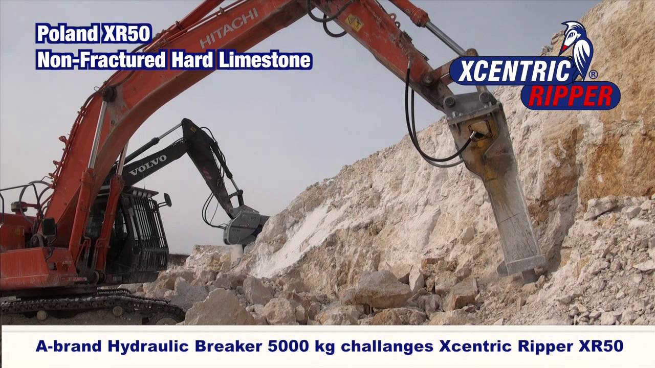 A-Brand Hydraulic Breaker 5000kg challenges Xcentric Ripper XR50. Non ...
