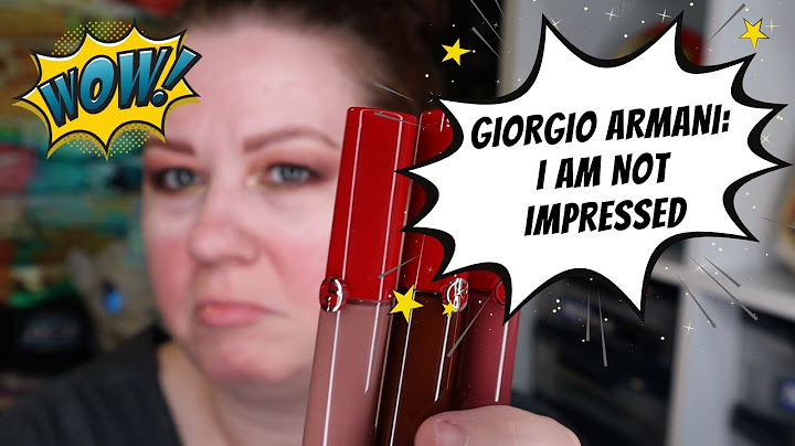 Giorgio armani lip maestro 504 review năm 2024