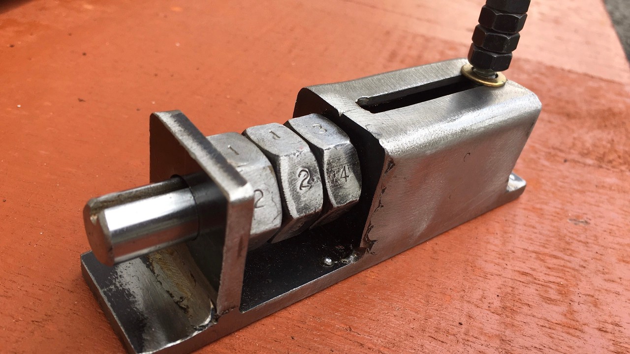 Homemade Window Locks Unique homemade combination lock - YouTube