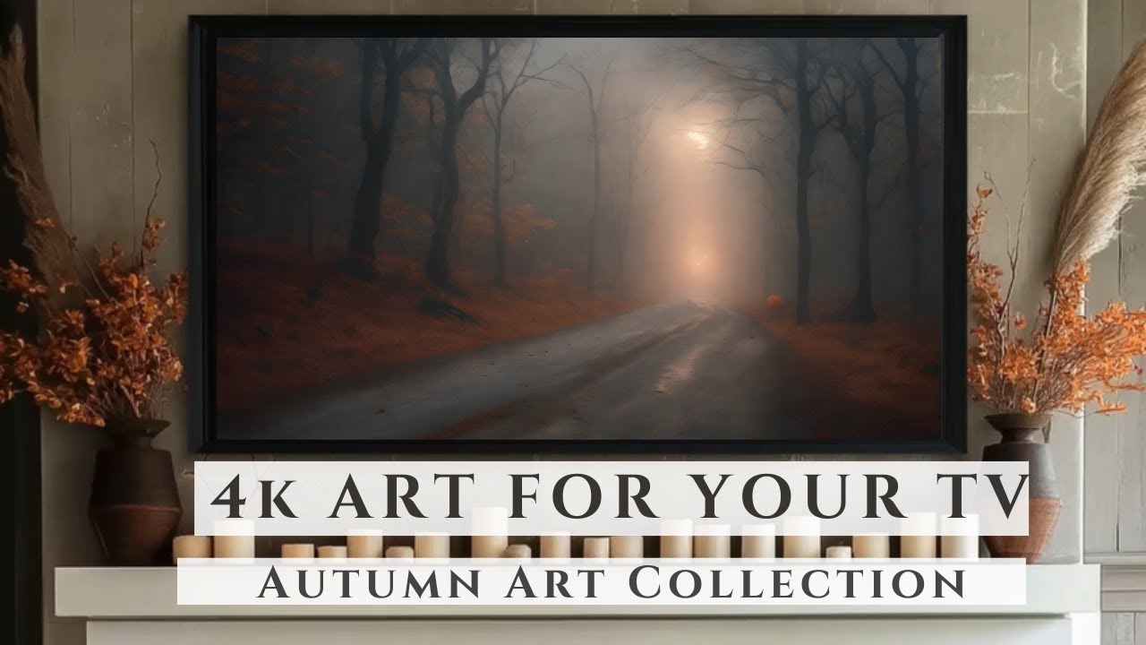 Misty Autumn Path | Tranquil Fall Art for Your TV | 4K UHD | 2-Hours ...