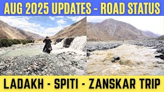 August 2025 - Leh Ladakh, Spiti & Zanskar Trip - Road Status, Weather Conditions - Bike Ride, Taxi
