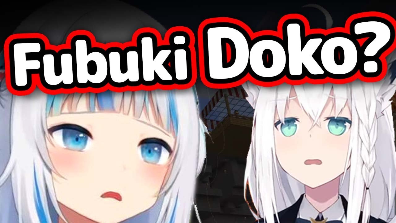 Fubuki Helps Lost Gura Shork【Hololive】