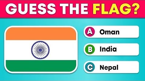 Guess the country flags and Learn ALL 49 FLAGS Of ASIA | Flag Quiz | red flag quiz