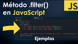 ✅ Aprende Como Filtrar Arrays en JavaScript Usando la Función Filter() #dev