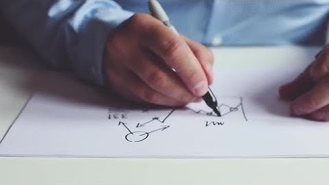 Man Drawing Diagram On Paper Stock Video