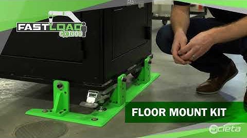FastLOAD CX1000 cobot: How to set up and use the floor mount kit