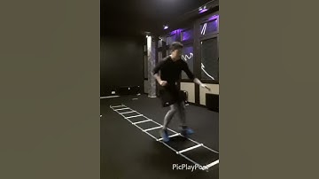 Ladder Drills Cross in Front Forward