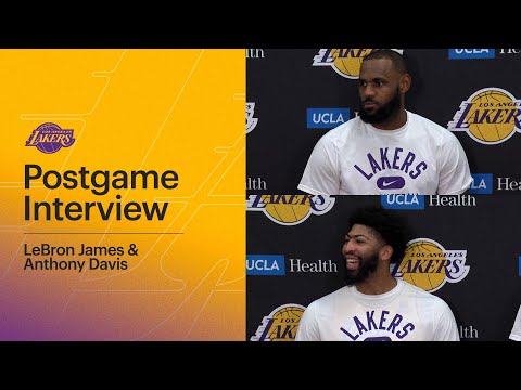 Lakers Postgame: LeBron James & Anthony Davis (12/7/21)