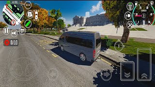 Realistic Toyota Hiace Van Driving - Driving School Simulator : Evo New Update Gameplay 