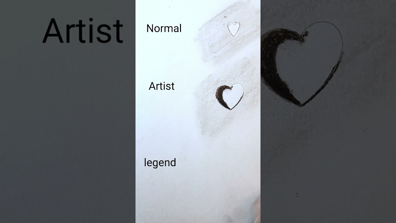 Normal Vs Artist Vs Legend ❤️😏 