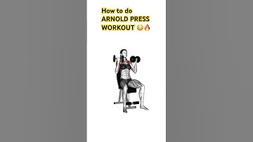 Arnold Press- | Shoulder Exercise | Proper Form Tutorial 🔥🔥 #workouttutorial #viral