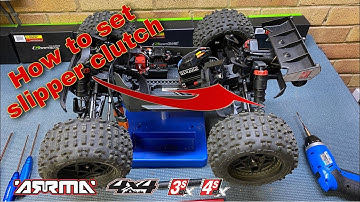 How to: Set or adjust Arrma BLX 4x4 3s and 4s slipper clutch