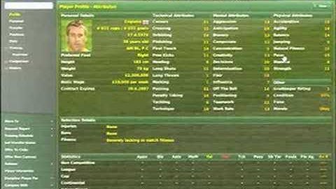 Football Manager 2007 tutorial part 2