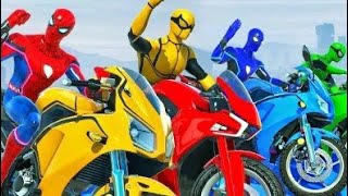 Four spider man drive car | car stunt on youtube screenshot 5