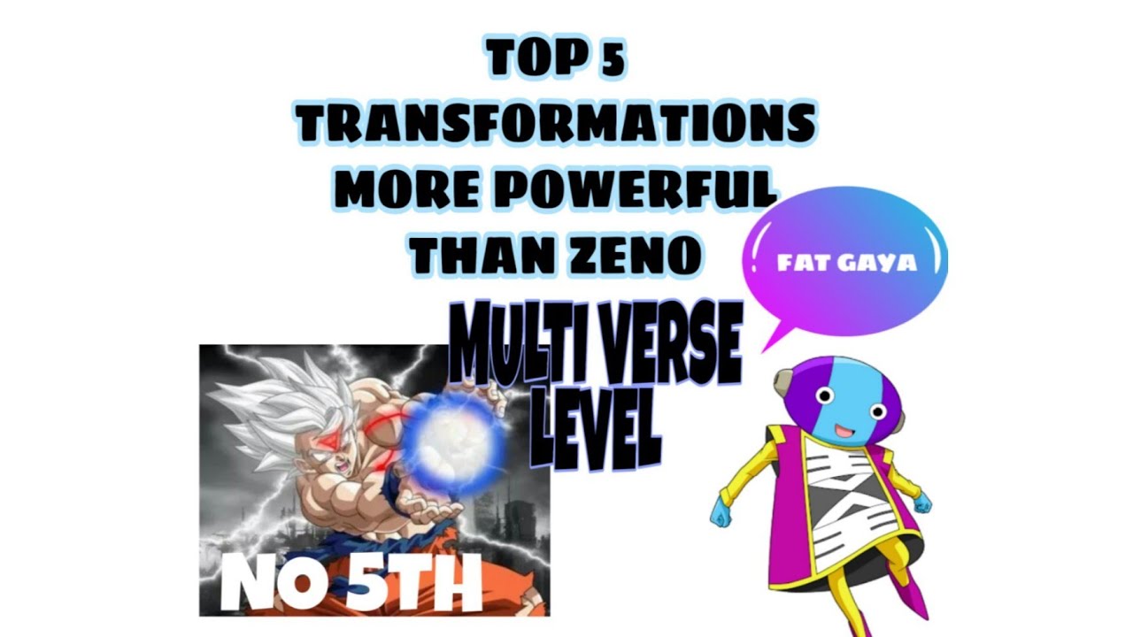 eastkaidragonball Top 5 Dragon Ball Characters TOP 5 STRONGEST